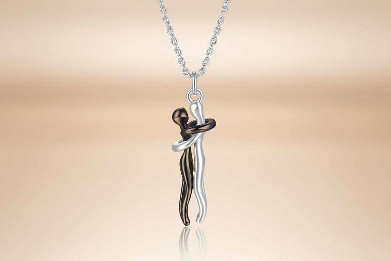 925 Silver Infinite Love Embrace Necklace