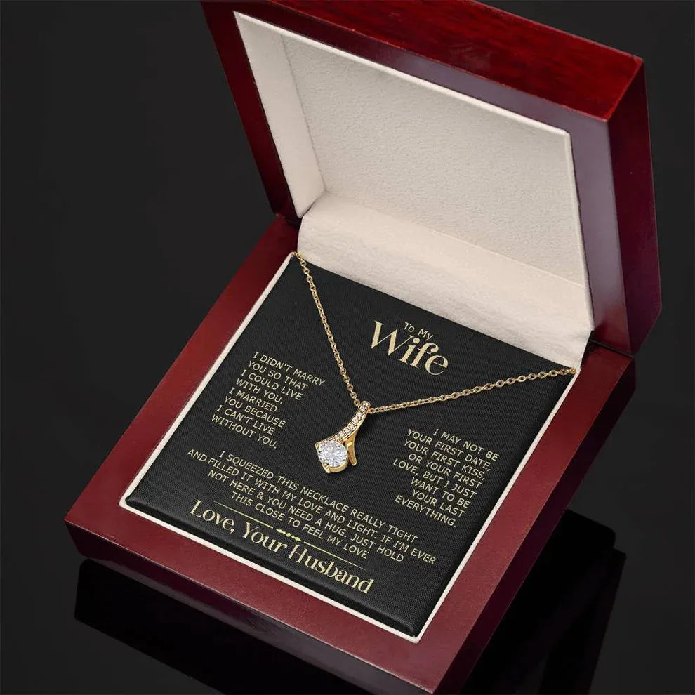 Herringbone Zircon Necklace