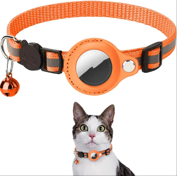 SafePaw™ Reflective AirTag Pet Collar