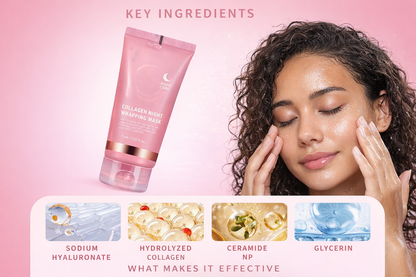 Collagen Overnight Peel-Off Face Mask – Hydrating & Firming Treatment