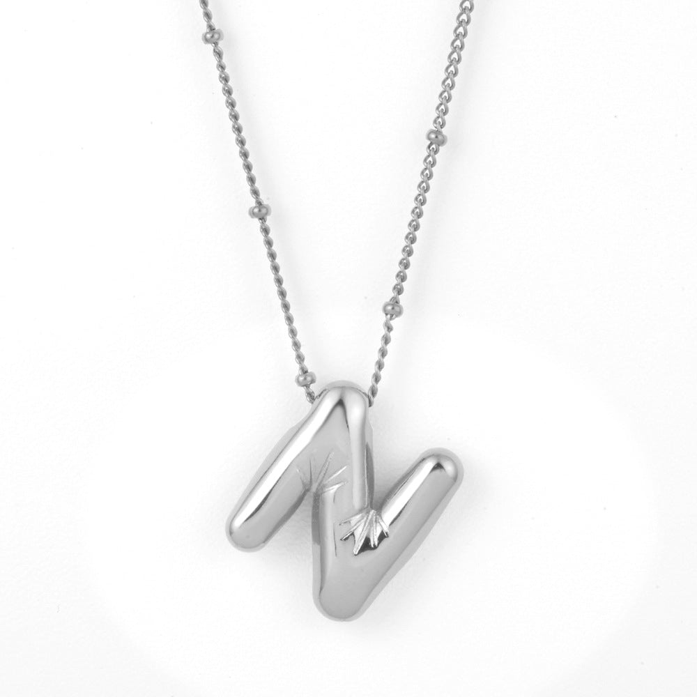 Bubble Alphabet Necklace