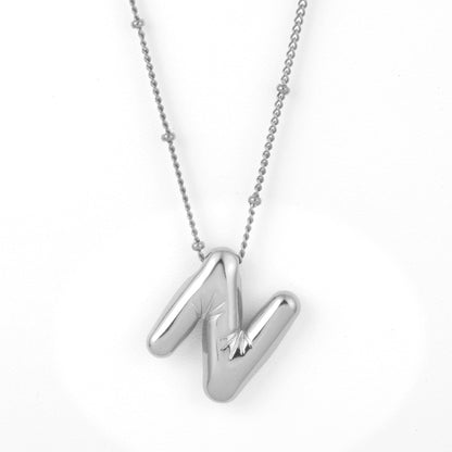 Bubble Alphabet Necklace