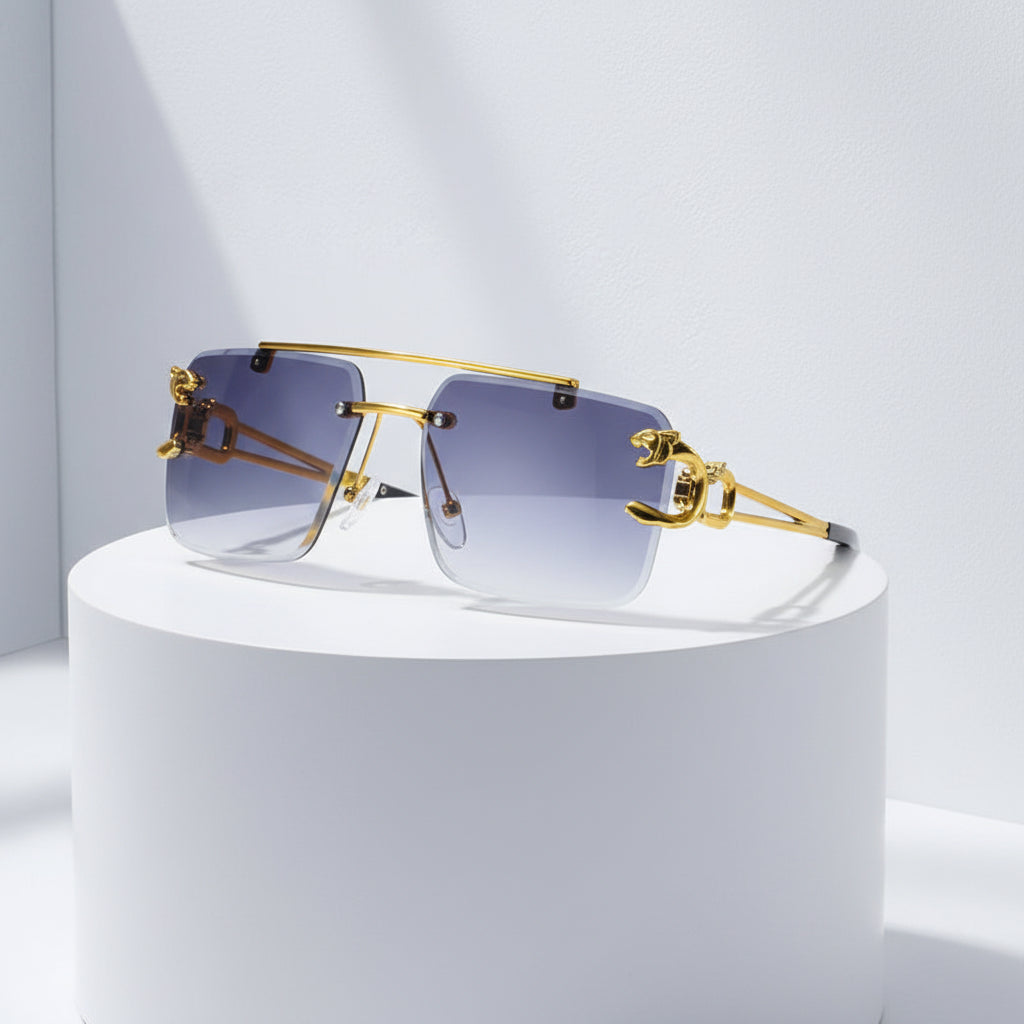 Fashion Gold Frame Sunglasses