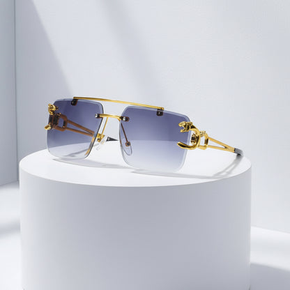 Fashion Gold Frame Sunglasses