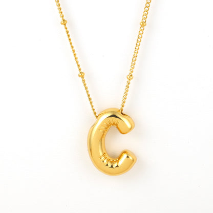 Bubble Alphabet Necklace