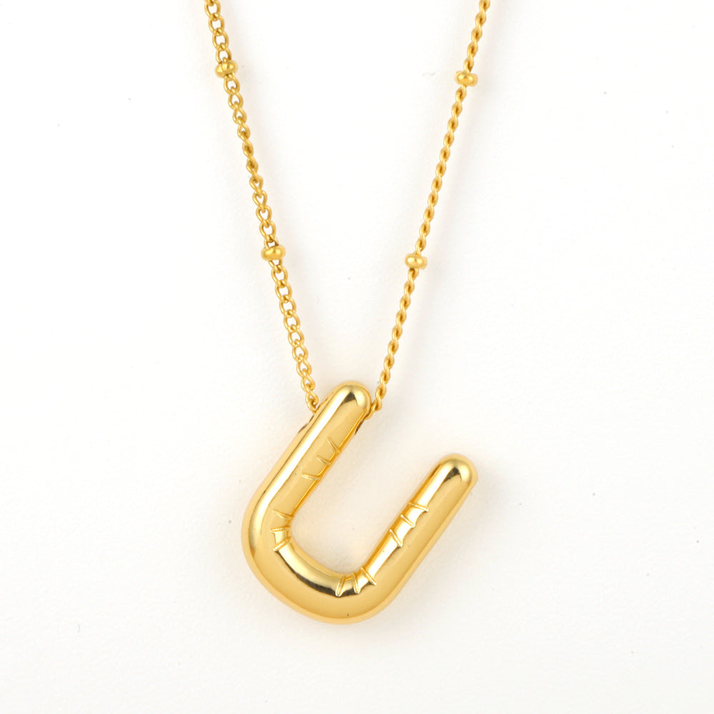 Bubble Alphabet Necklace