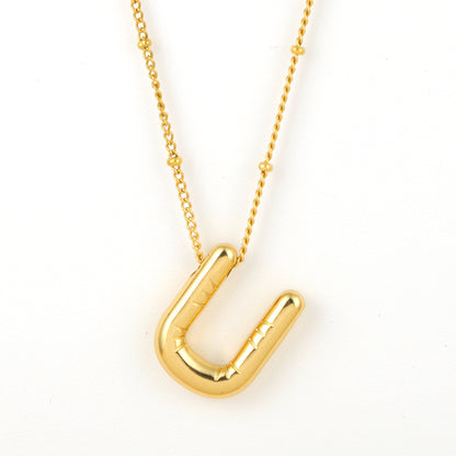 Bubble Alphabet Necklace