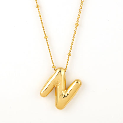 Bubble Alphabet Necklace