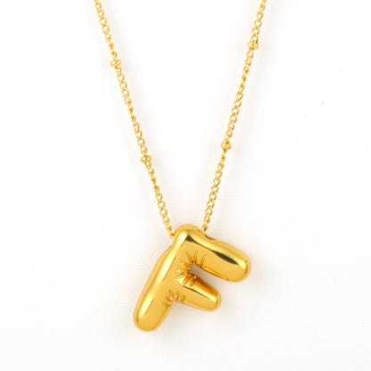 Bubble Alphabet Necklace