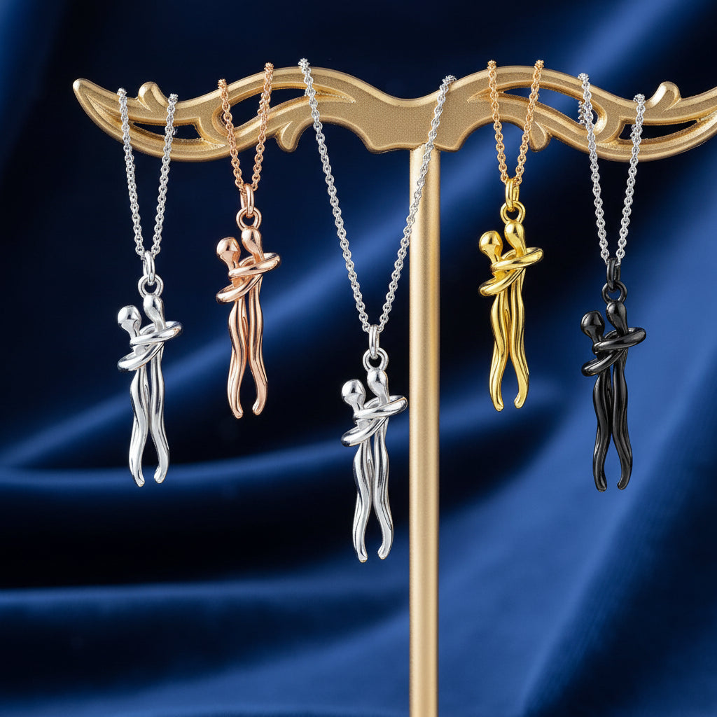 925 Silver Infinite Love Embrace Necklace