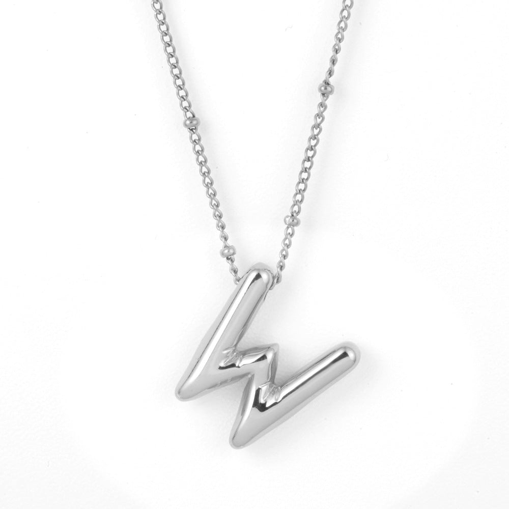 Bubble Alphabet Necklace