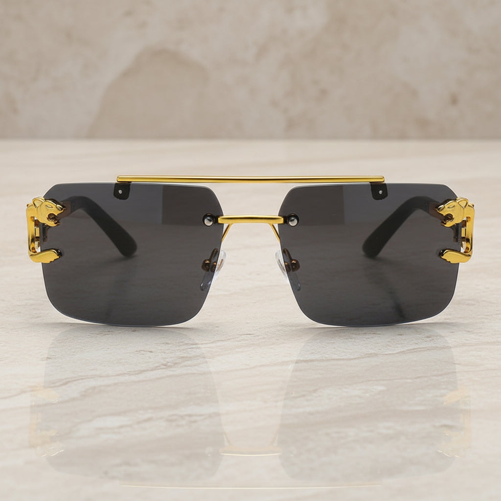 Fashion Gold Frame Sunglasses