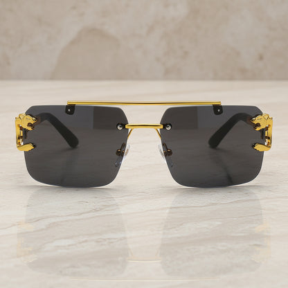 Fashion Gold Frame Sunglasses
