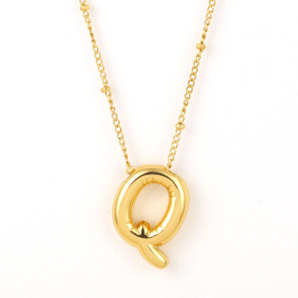 Bubble Alphabet Necklace