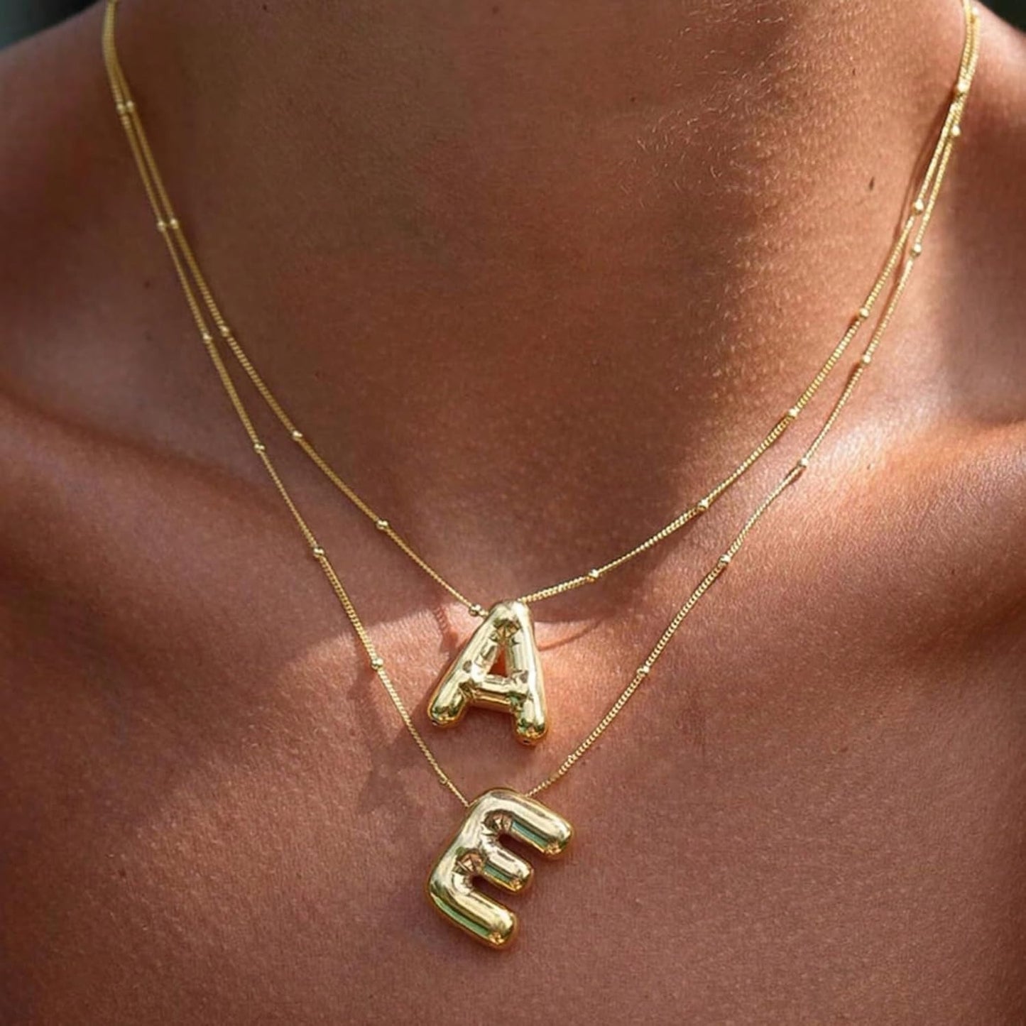 Bubble Alphabet Necklace