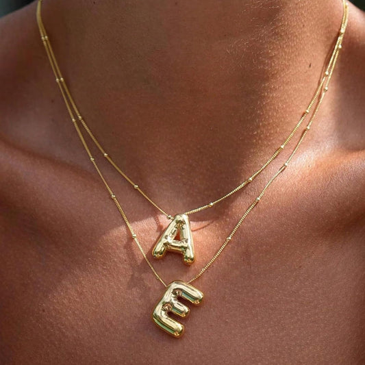 Bubble Alphabet Necklace