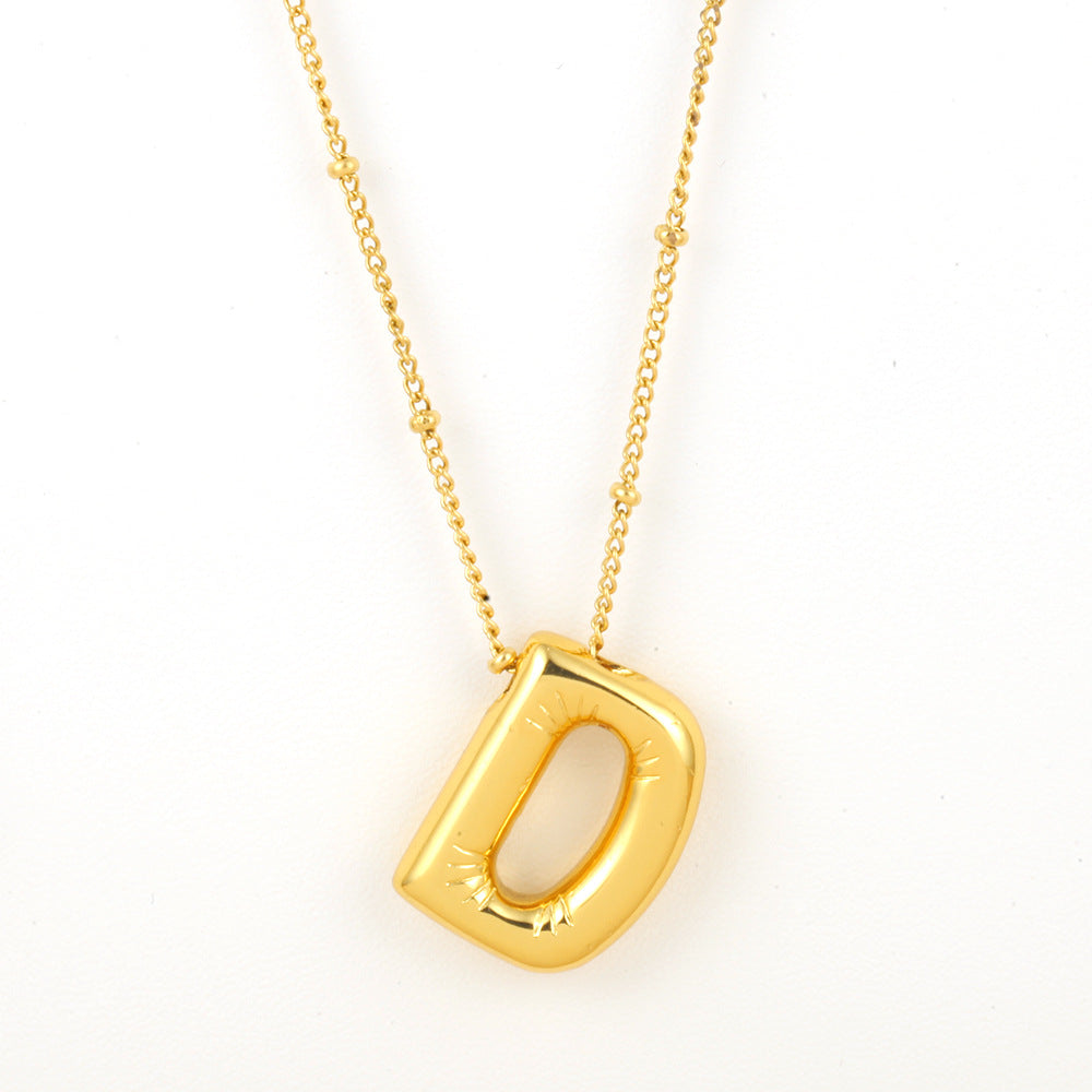 Bubble Alphabet Necklace