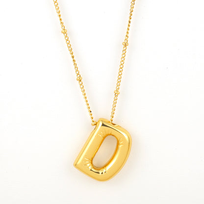 Bubble Alphabet Necklace