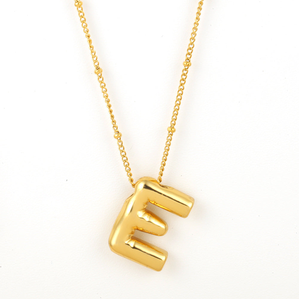 Bubble Alphabet Necklace