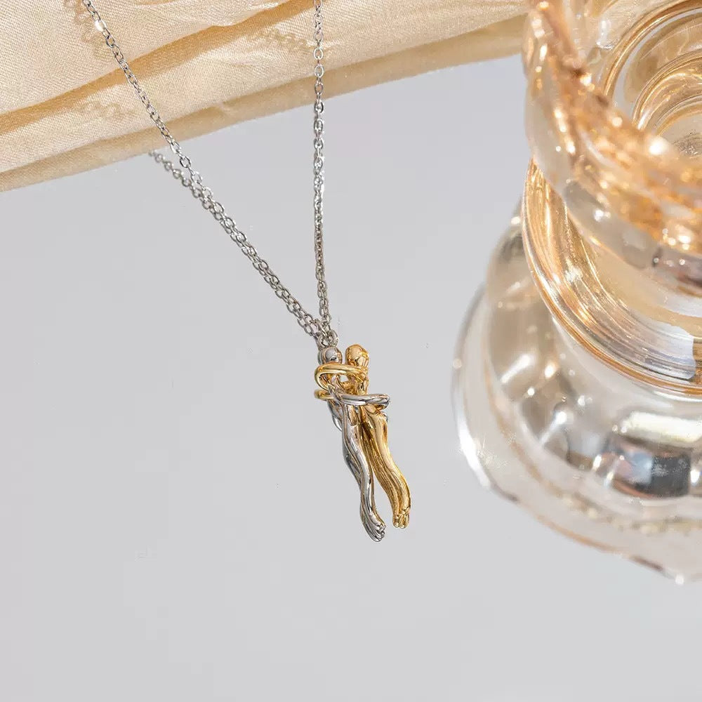 925 Silver Infinite Love Embrace Necklace