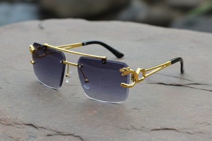 Fashion Gold Frame Sunglasses