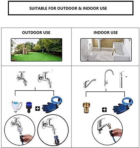 Pet Bathing Glove with Water Spray – Silicone Dog & Cat Grooming Brush