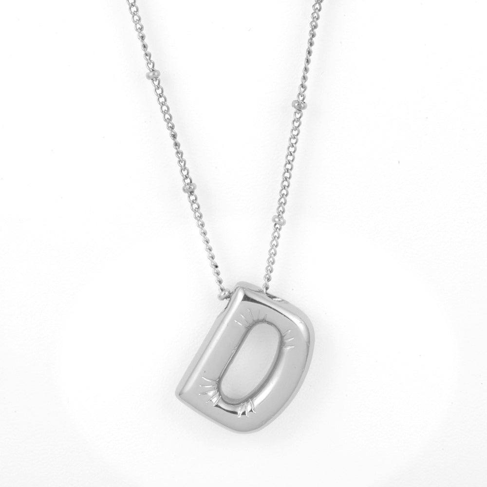 Bubble Alphabet Necklace