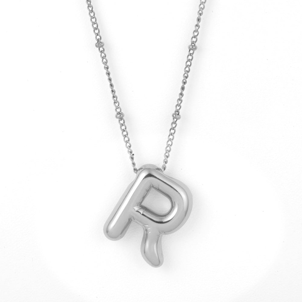 Bubble Alphabet Necklace