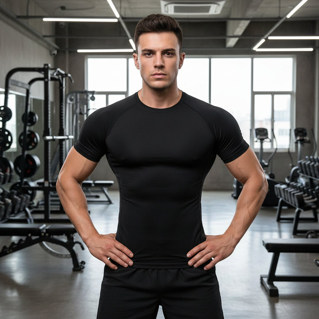 Men’s Short-Sleeve Compression Sports T-Shirt