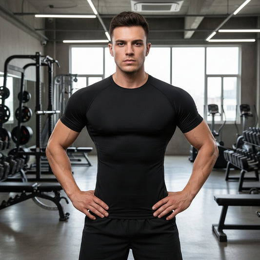 Men’s Short-Sleeve Compression Sports T-Shirt