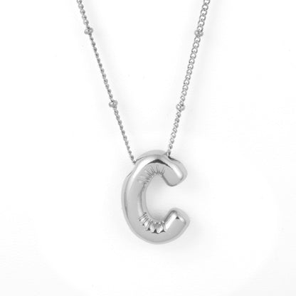 Bubble Alphabet Necklace