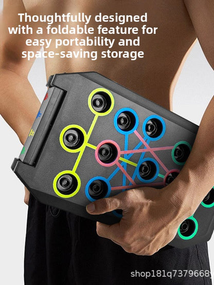 PushPro™ Multi-Position Push-Up Board – Home Workout System