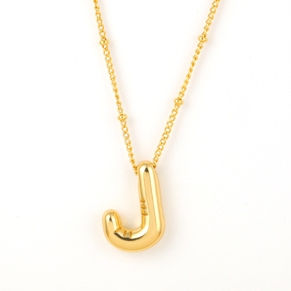 Bubble Alphabet Necklace