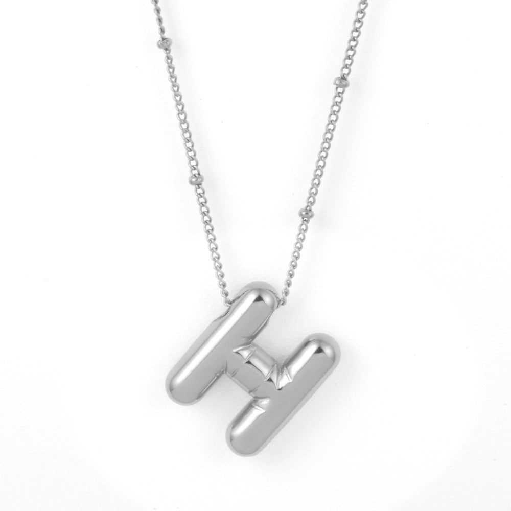Bubble Alphabet Necklace