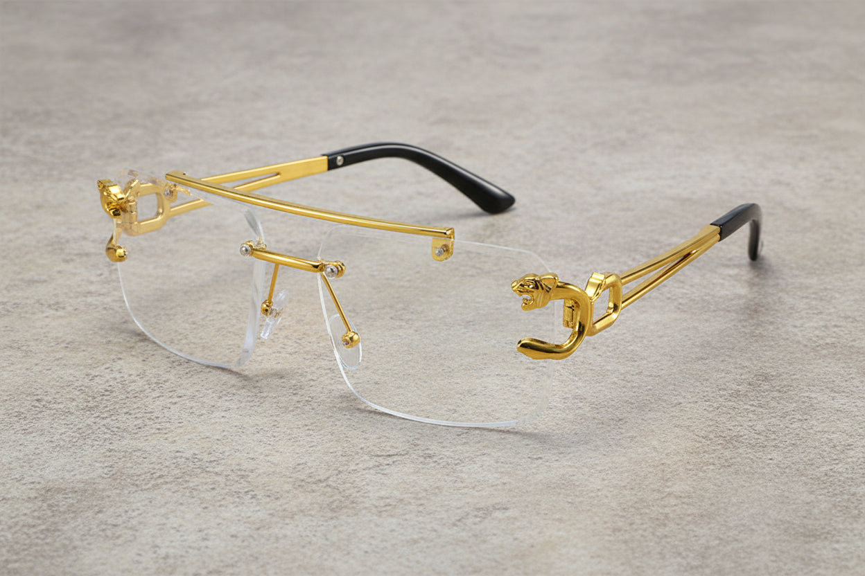 Fashion Gold Frame Sunglasses