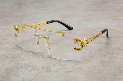 Fashion Gold Frame Sunglasses