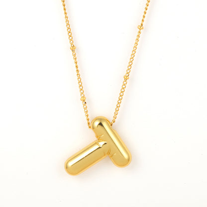 Bubble Alphabet Necklace