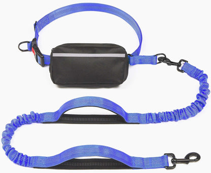 Multifunctional Reflective Dog Walking Waist Leash