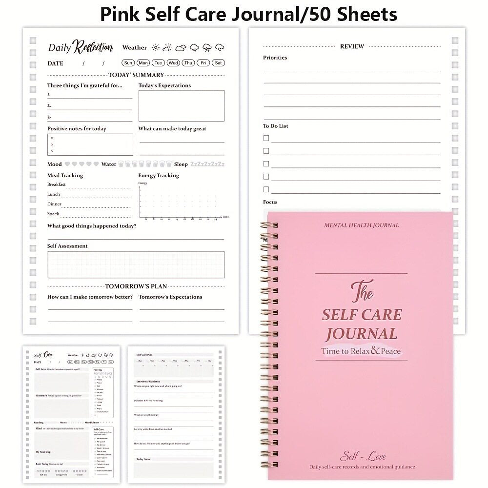 Self-Care Journal – A5 Guided Wellness Diary