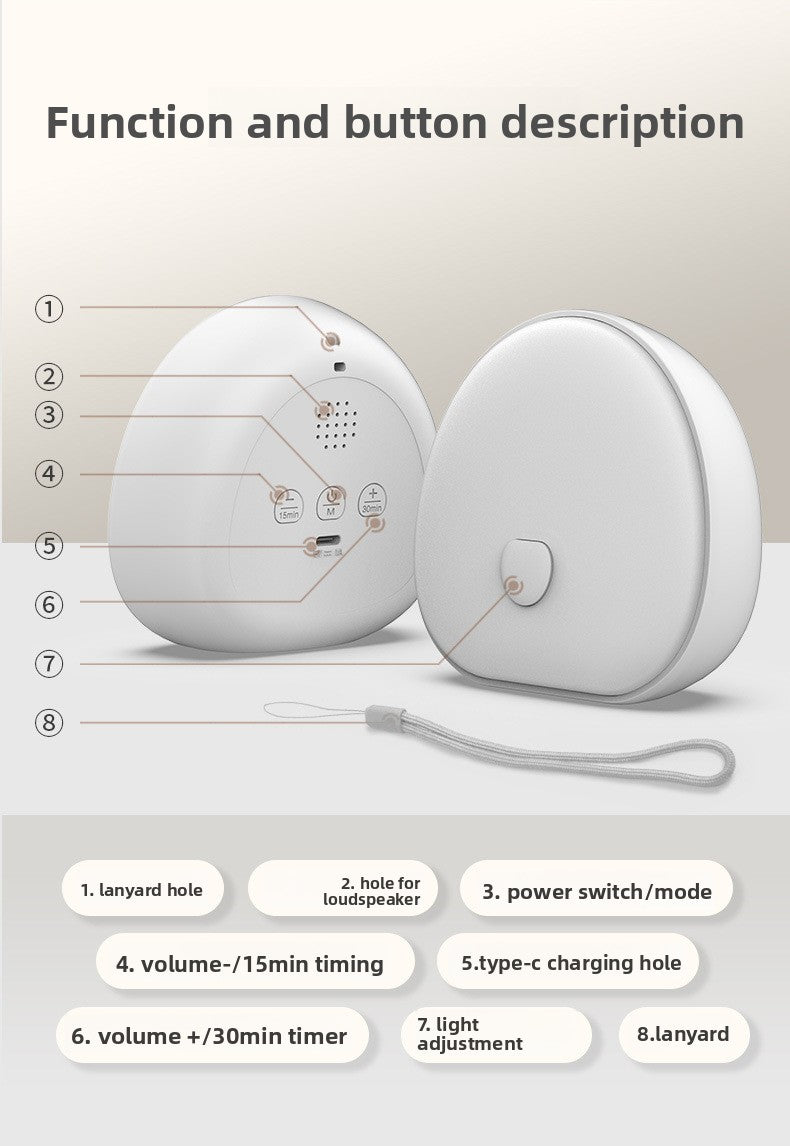 DreamGlow™ White Noise Night Light.