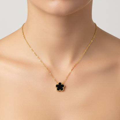 Five clover petal flower bracelet