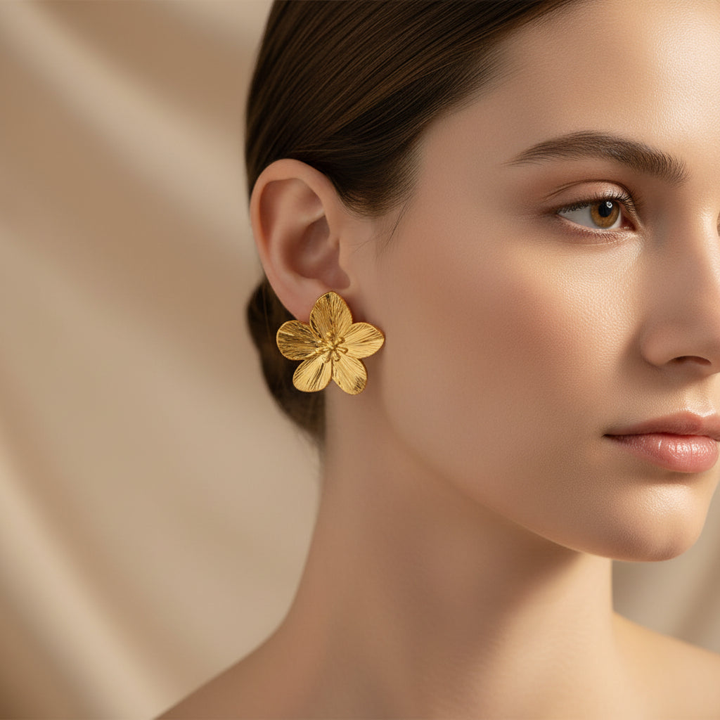 Floral Stud Earrings