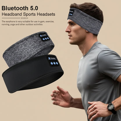 Bluetooth Sleep Headband – Wireless Headphones, Built-In Speakers, Comfortable Fabric, 10-Hour Battery Life