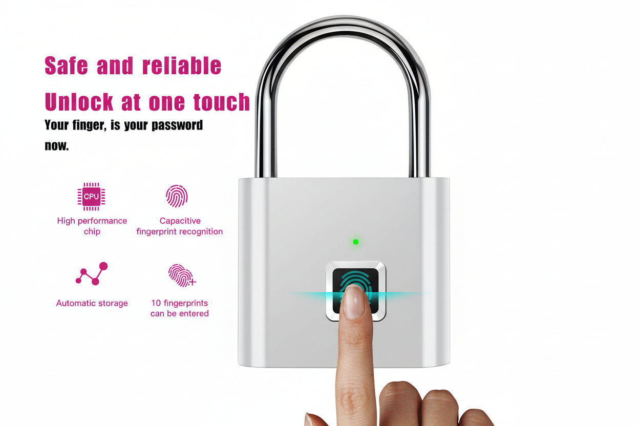 Smart Fingerprint Padlock