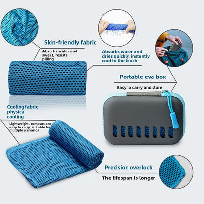 👉 EVA Cooling Sports Towel with Portable Box – Quick-Dry & Sweat Absorbent for Gym & Outdoor