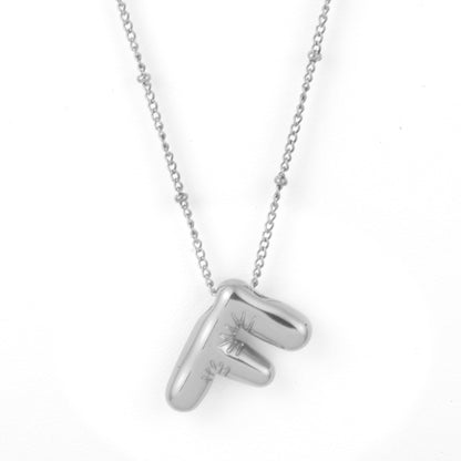 Bubble Alphabet Necklace