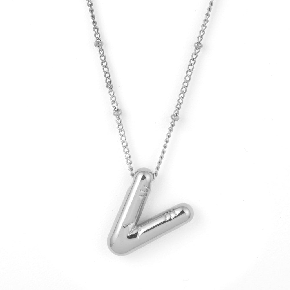 Bubble Alphabet Necklace