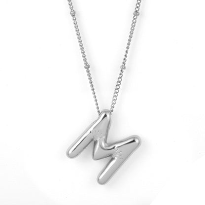Bubble Alphabet Necklace