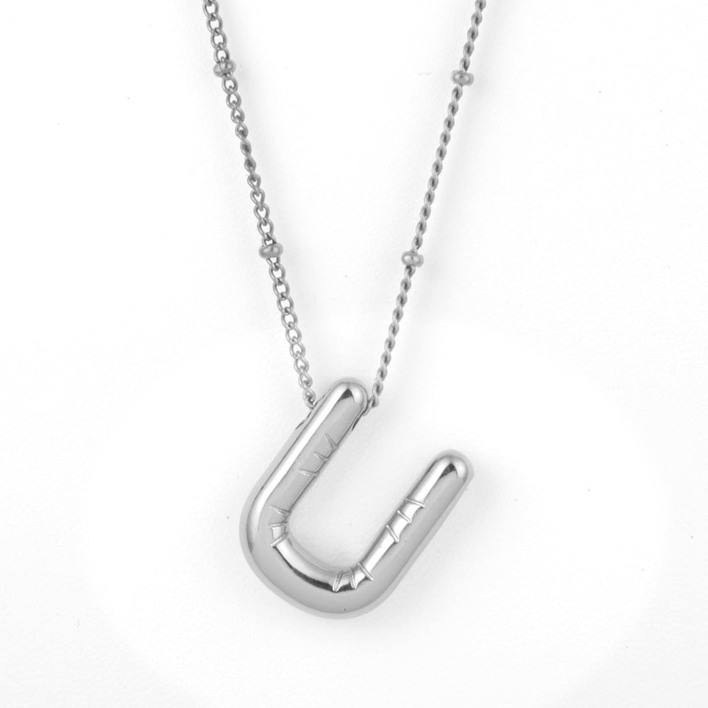 Bubble Alphabet Necklace