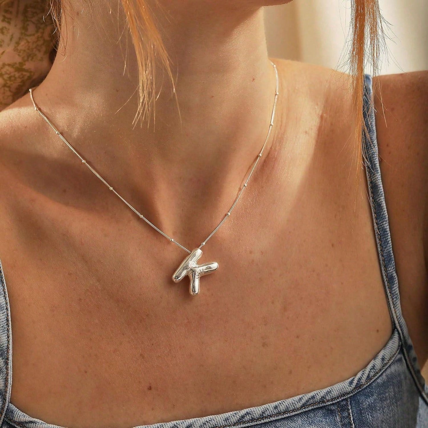 Bubble Alphabet Necklace